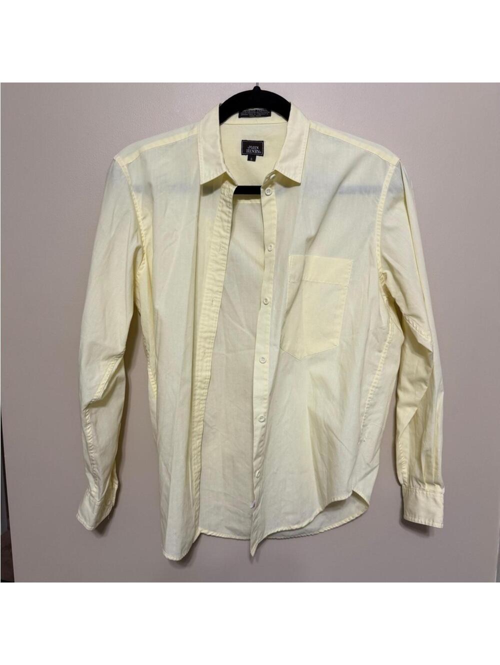 Vintage John Henry Light Yellow Shirt